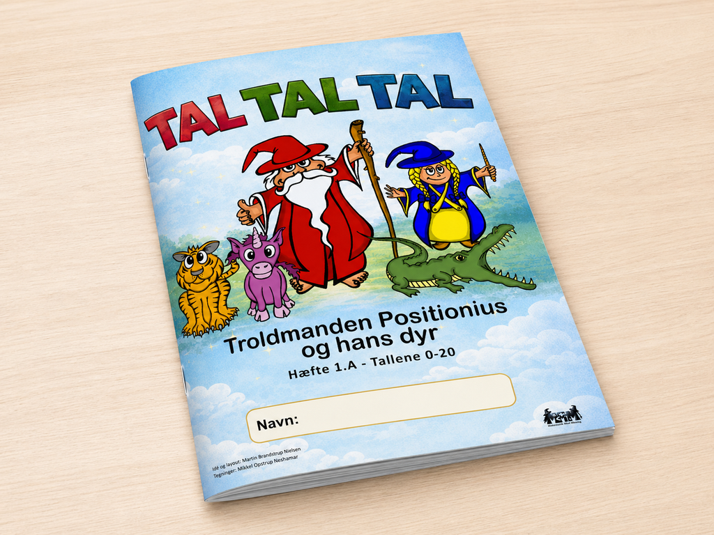 TAL TAL TAL Hæfte 1-A uden Regnebrikker